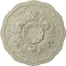 Ekena Millwork Cornelia Ceiling Medallion (Fits Canopies up to 4"), Hand-Painted Clear Yellow, 22 1/2"OD x 1 1/2"P CM22CNCYF - alternate 1
